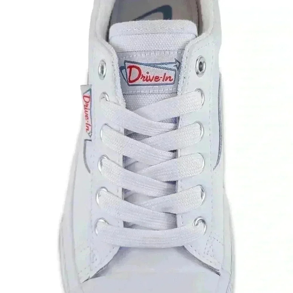 DRIVE IN  WHITE LEATHER SNEAKER NWT Originals Drive -In